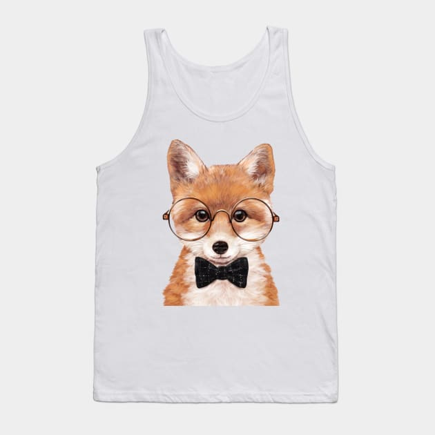 Intelligent Baby Fox Tank Top by bignosework